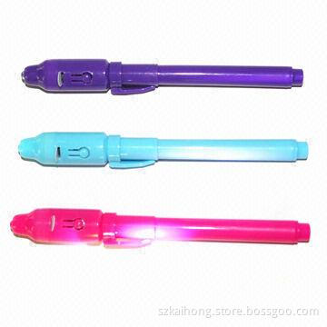 LED Pens with Invisible Ink, Suitable for Promotional Purposes
